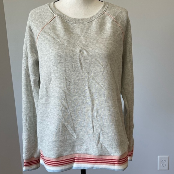 Marine Layer NWT size XL Jenny  sweatshirt cozy neutral loungewear casual New - Picture 1 of 12